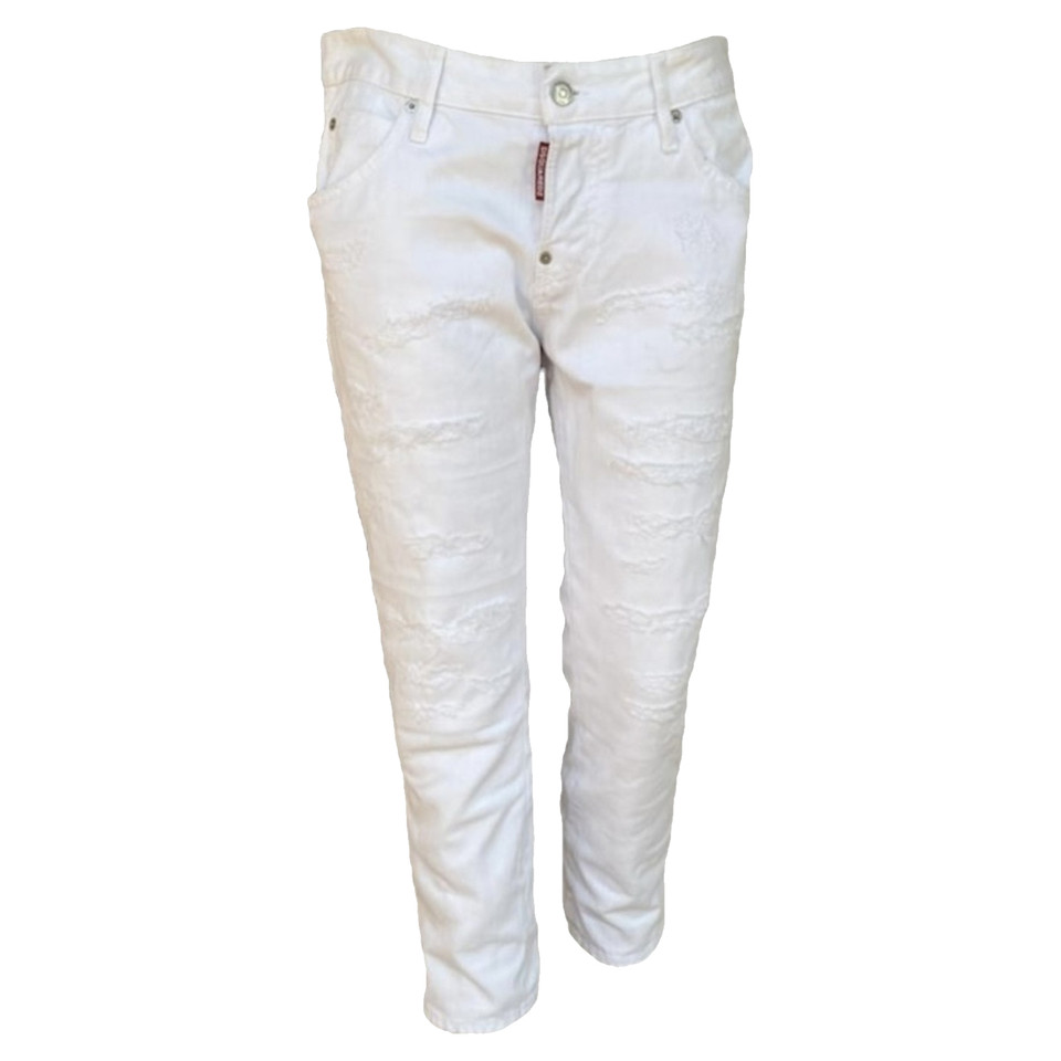 Dsquared2 Hose aus Jeansstoff in Weiß