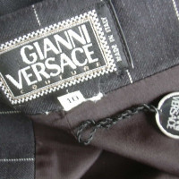 Gianni Versace Jupe à fines rayures