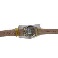 Furla Armbanduhr aus Leder in Gelb
