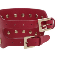 Valentino Garavani Bracelet en Cuir en Rouge