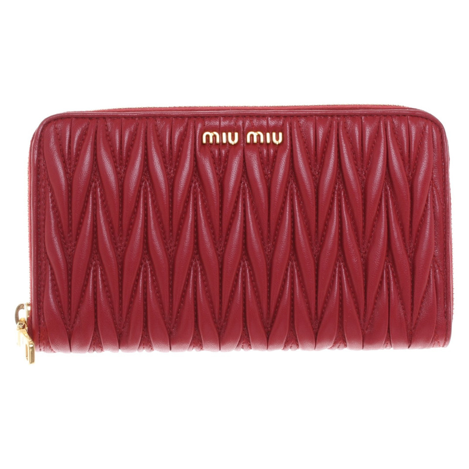Miu Miu Wallet in red
