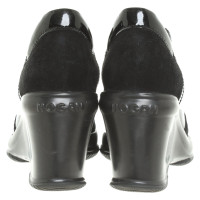 Hogan Chaussures compensées en Cuir en Noir