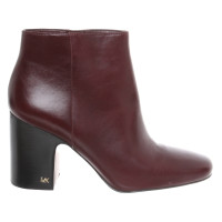 Michael Kors Ankle boots Leather in Bordeaux