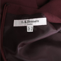 L.K. Bennett Kleid in Bordeaux