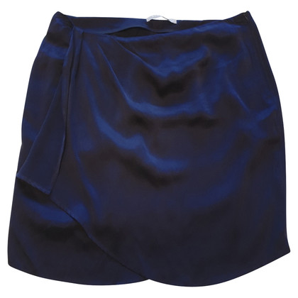 Stefanel Skirt Silk in Blue