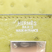 Hermès Kelly Bag 32 in Pelle in Verde