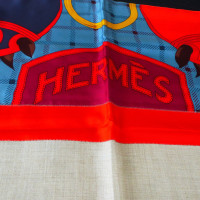 Hermès Sjaal Kasjmier in Grijs
