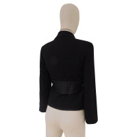 Valentino Garavani Valentino black cotton blazer jacket