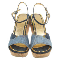 Dolce & Gabbana Sandaletten mit Keilabsatz