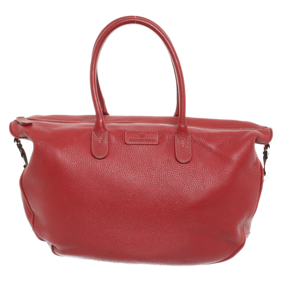 Habsburg Handtasche aus Leder in Rot