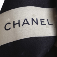 Chanel Seidentuch in Blau