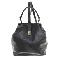 Schumacher Leather backpack in black