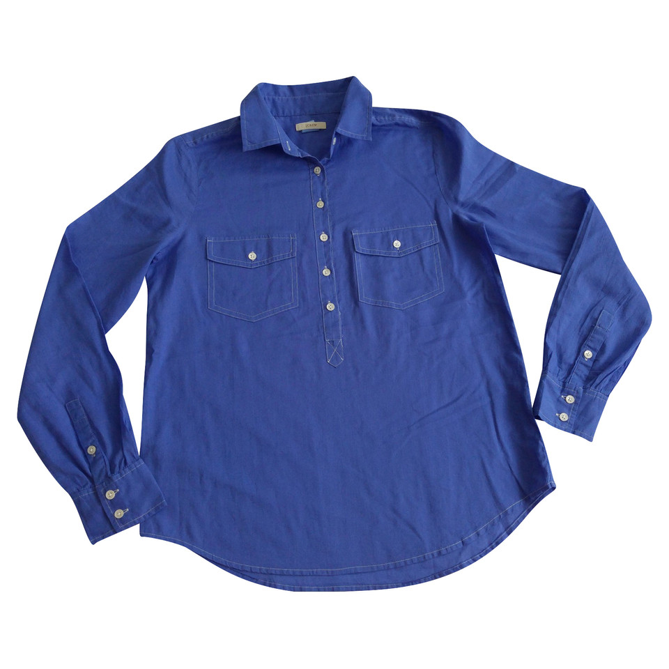 J. Crew Blouse blue in violet