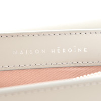 Maison Heroine Borsa a tracolla in Pelle in Grigio