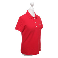 Lacoste Top Cotton in Red