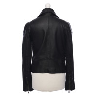 Marc Jacobs Leren jas in zwart