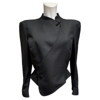 Mugler Suit Viscose in Zwart