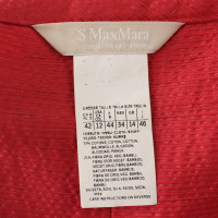 Max Mara Jurk in rood