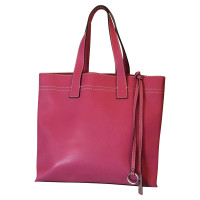 Abro Handtasche aus Leder in Rosa / Pink