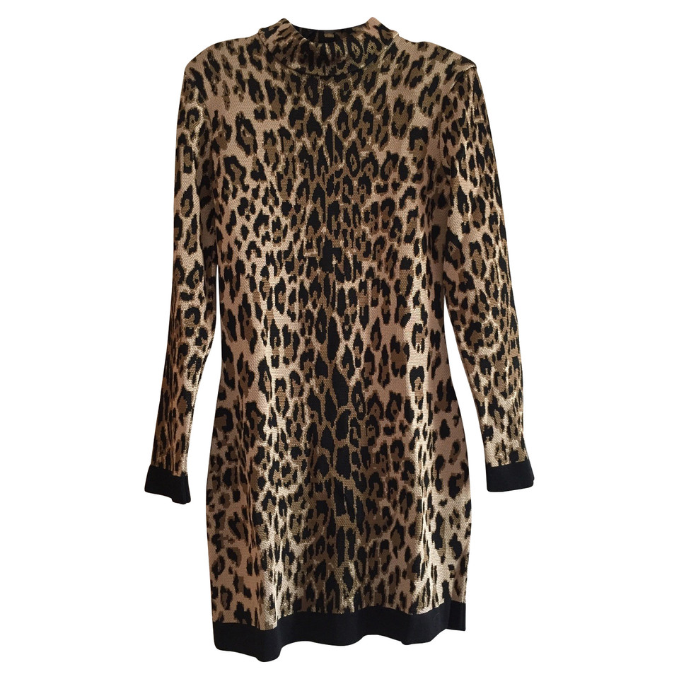 Balmain Kleid mit Leoparden-Muster
