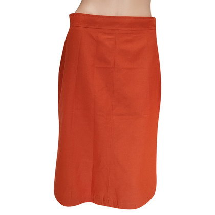 Gianfranco Ferré Skirt Silk in Ochre