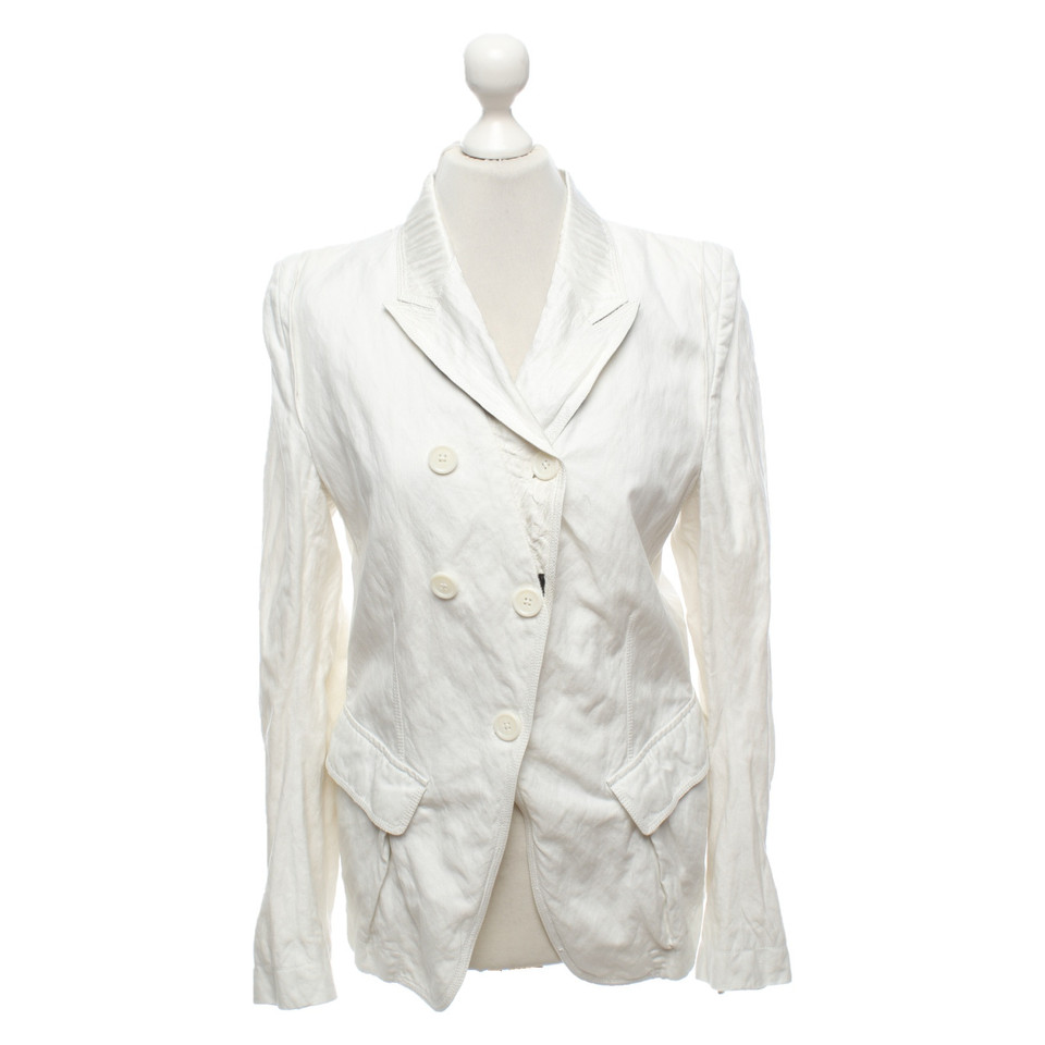 Ann Demeulemeester Blazer in Crema