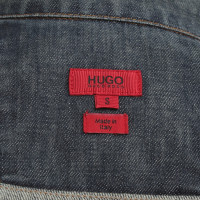 Hugo Boss veste en jean délavée en bleu