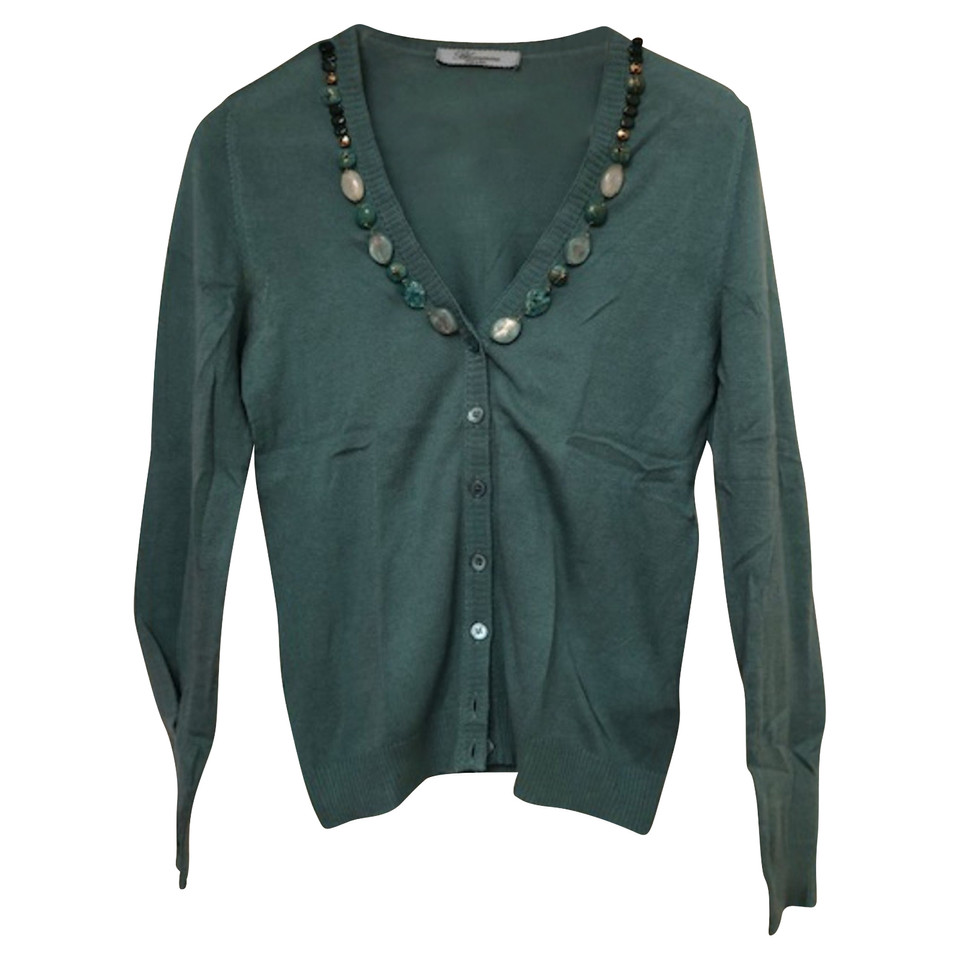 Blumarine Tricot en Coton en Turquoise