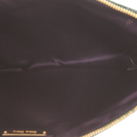 Miu Miu Clutch Bag Patent leather in Green