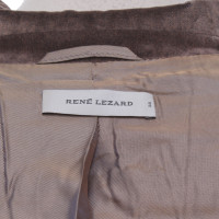 René Lezard Blazer aus Baumwolle in Braun