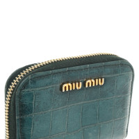 Miu Miu Portemonnaie aus Leder