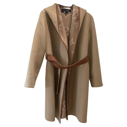 Louis Vuitton Giacca/Cappotto in Lana in Beige