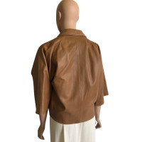 Vivienne Westwood Jacket/Coat Leather in Brown