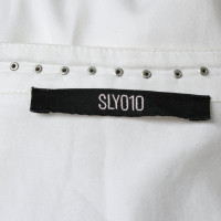 Sly 010 Kleid aus Baumwolle in Weiß