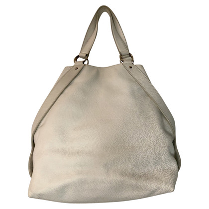 Yves Saint Laurent Borsa a tracolla in Pelle in Bianco