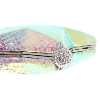 Just Cavalli clutch con effetto ologramma