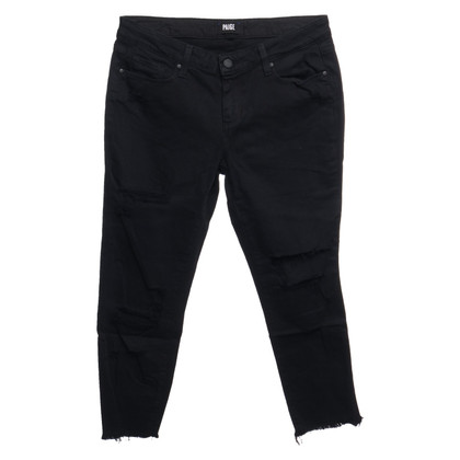 Paige Jeans Jeans en Coton en Noir