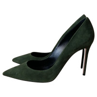 Casadei Décolleté/Spuntate in Pelle scamosciata in Verde