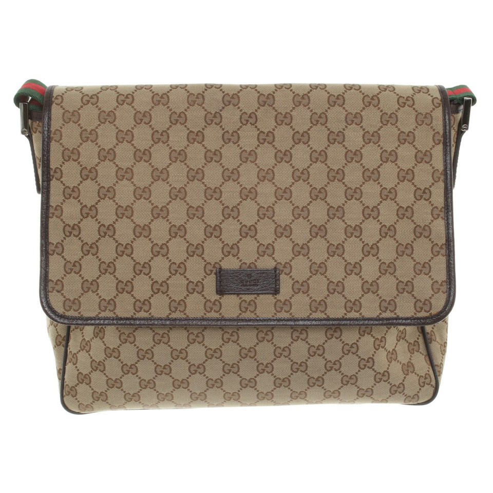 Gucci Schoudertas met Guccissima patronen