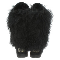 Australia Luxe Boots Fur in Black