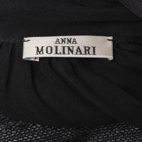 Anna Molinari Kleid in Schwarz/Weiß