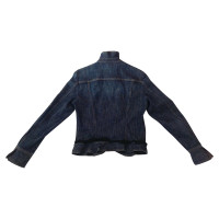 Emanuel Ungaro Jacket/Coat Cotton in Blue