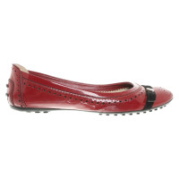 Tod's Ballerinas in Rot