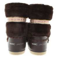 Marc Jacobs stivali di pelliccia in marrone