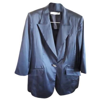 Marina Rinaldi Jacket/Coat Viscose in Blue