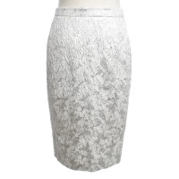L.K. Bennett Silver colored skirt