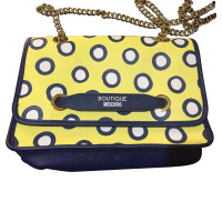 Moschino Sac à bandoulière en Cuir en Jaune