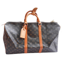 Louis Vuitton Keepall 50 Canvas in Bruin