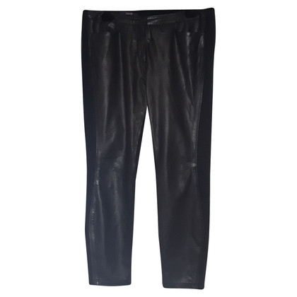 Laurèl Paire de Pantalon en Cuir en Noir