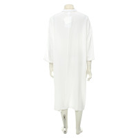 Max Mara Kleid aus Seide in Weiß